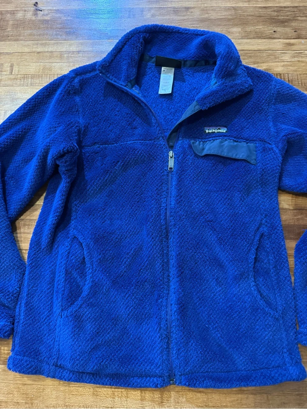 Patagonia fleece jacket blue sz Small Exclusive (u1) - Picture 4 of 4